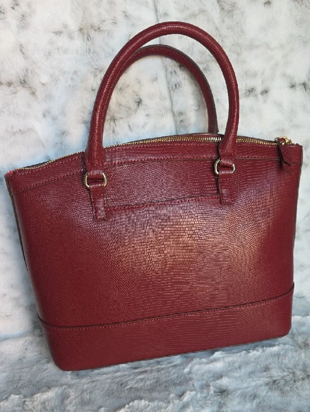 Anne Klein 2-piece satchel handbag and matching wallet set